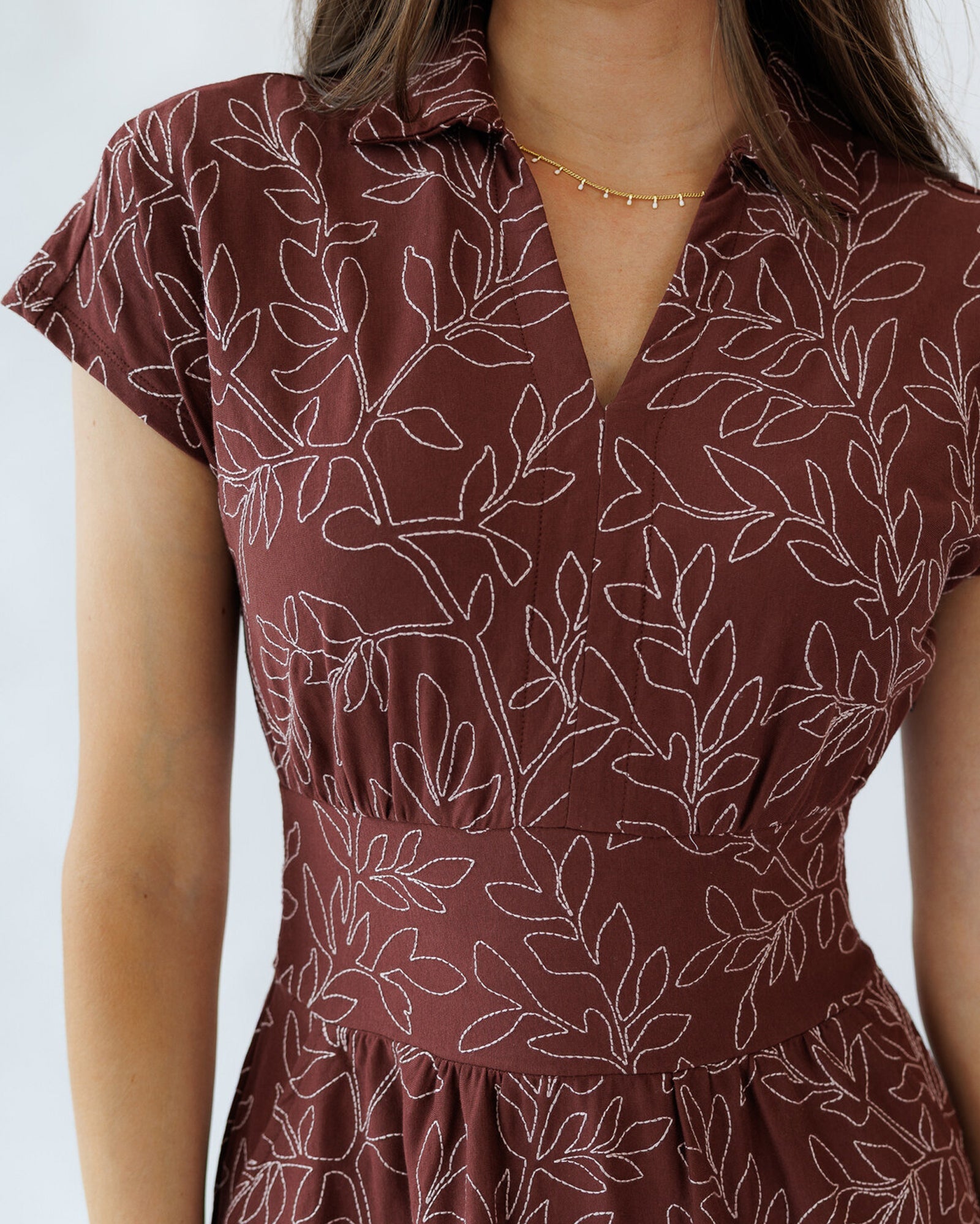 Pretty Polo Dress Collared A Line Midi 100 Cotton Imported