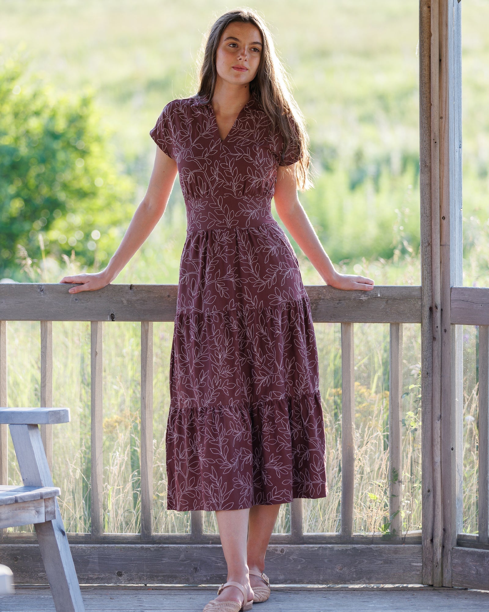 Pretty Polo Dress Collared A Line Midi 100 Cotton Imported