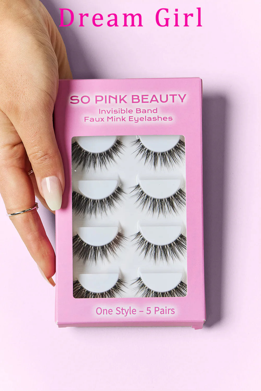 Get Glam with SO PINK BEAUTY Faux Mink Eyelashes - 5 Pairs of Stunning Lashes! 💖✨