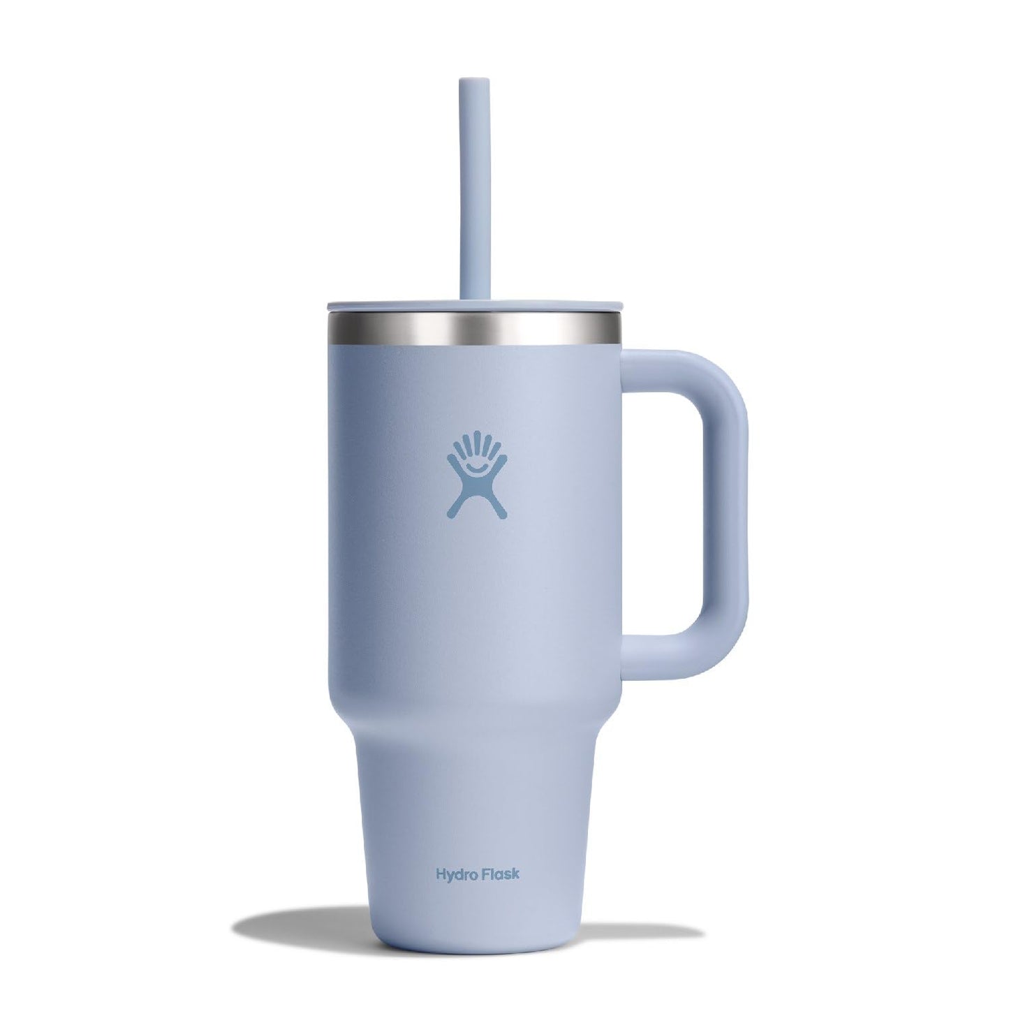 Hydro Flask 40 Oz Travel Tumbler with Handle, Lid and Straw - Insulated Stainless Steel in Trillium