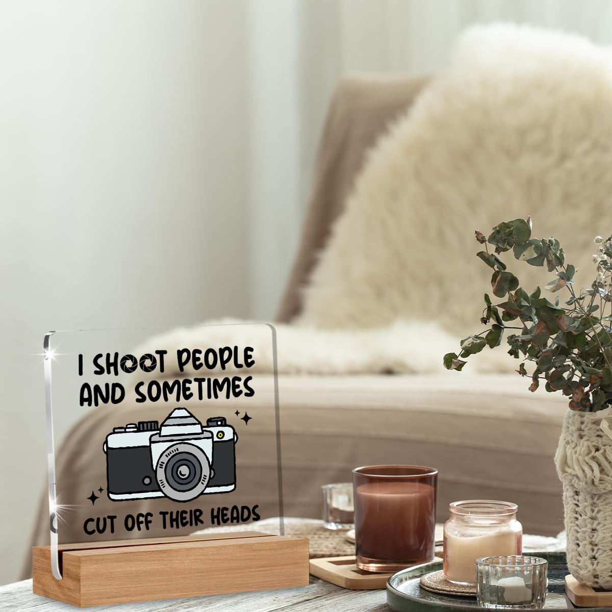 Acotar Gifts for Women Men, Inspirational Gifts for Book Lovers, Bookworms, Nerds, Readers, Book Merch Gift, Only You Can Decide What Breaks You Acrylic Plaque Desk Signs Decor 4 × 4 Inches