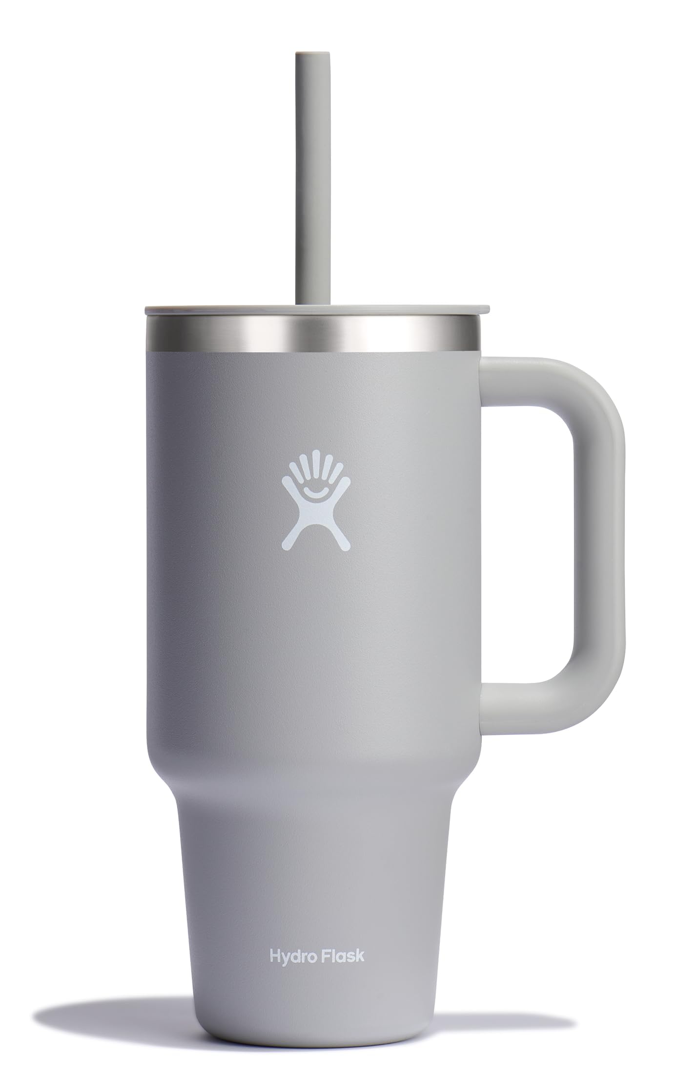 Hydro Flask 40 Oz Travel Tumbler with Handle, Lid and Straw - Insulated Stainless Steel in Trillium