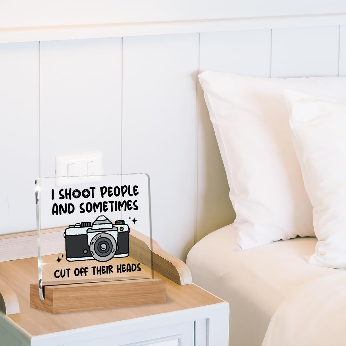 Acotar Gifts for Women Men, Inspirational Gifts for Book Lovers, Bookworms, Nerds, Readers, Book Merch Gift, Only You Can Decide What Breaks You Acrylic Plaque Desk Signs Decor 4 × 4 Inches