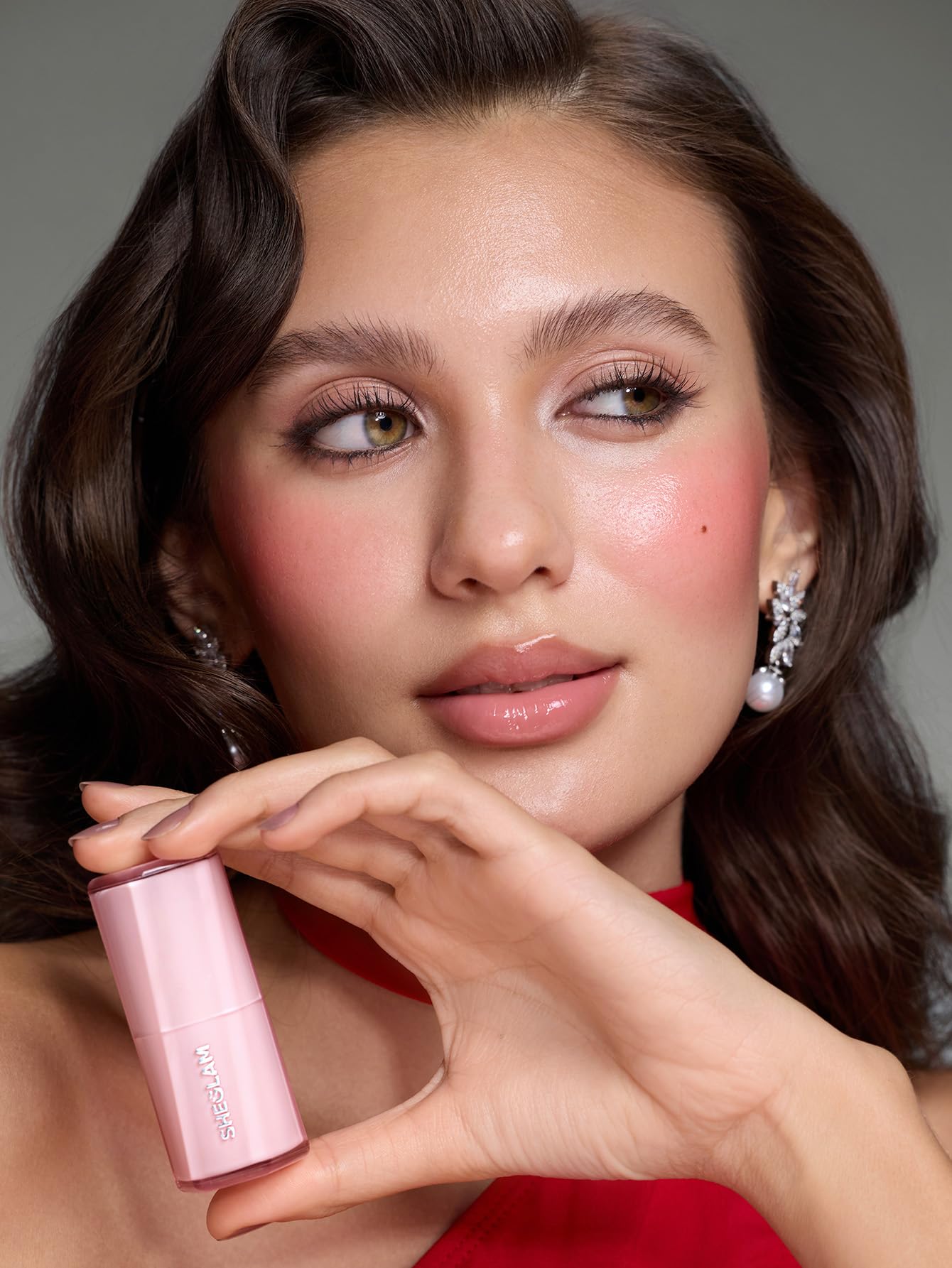 SHEGLAM Buttery Bliss Blush Stick Cream Milk Makeup Blush-Hush Hush