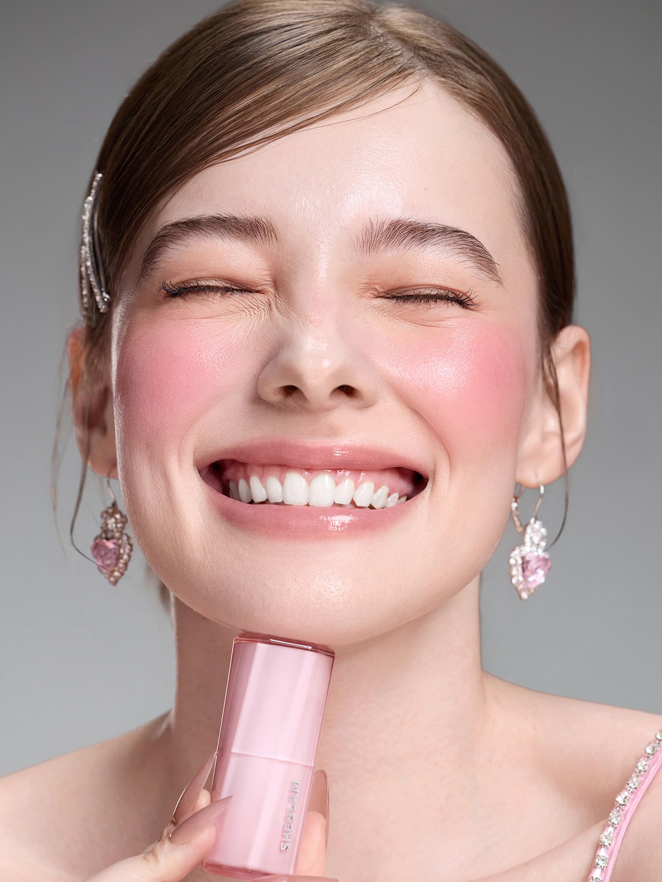 SHEGLAM Buttery Bliss Blush Stick Cream Milk Makeup Blush-Hush Hush