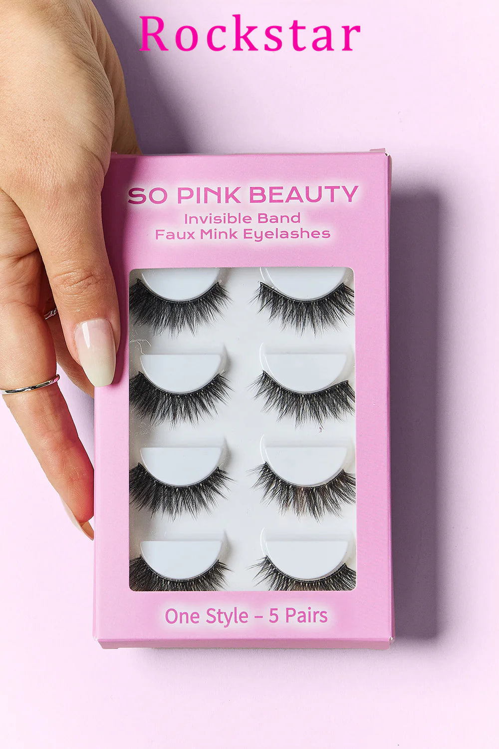 Get Glam with SO PINK BEAUTY Faux Mink Eyelashes - 5 Pairs of Stunning Lashes! 💖✨