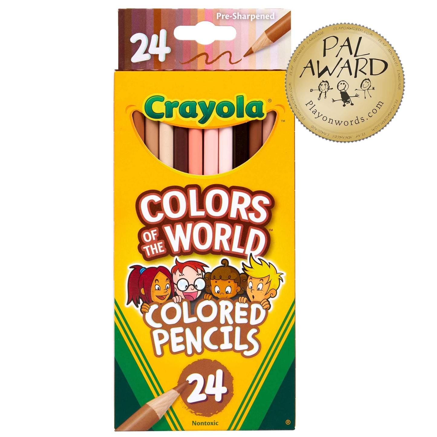 Crayola's Rainbow of Humanity Pencil Party Pack: 24 Shades for Tiny Artists and Teacher Survival Kits! 🌈✏️