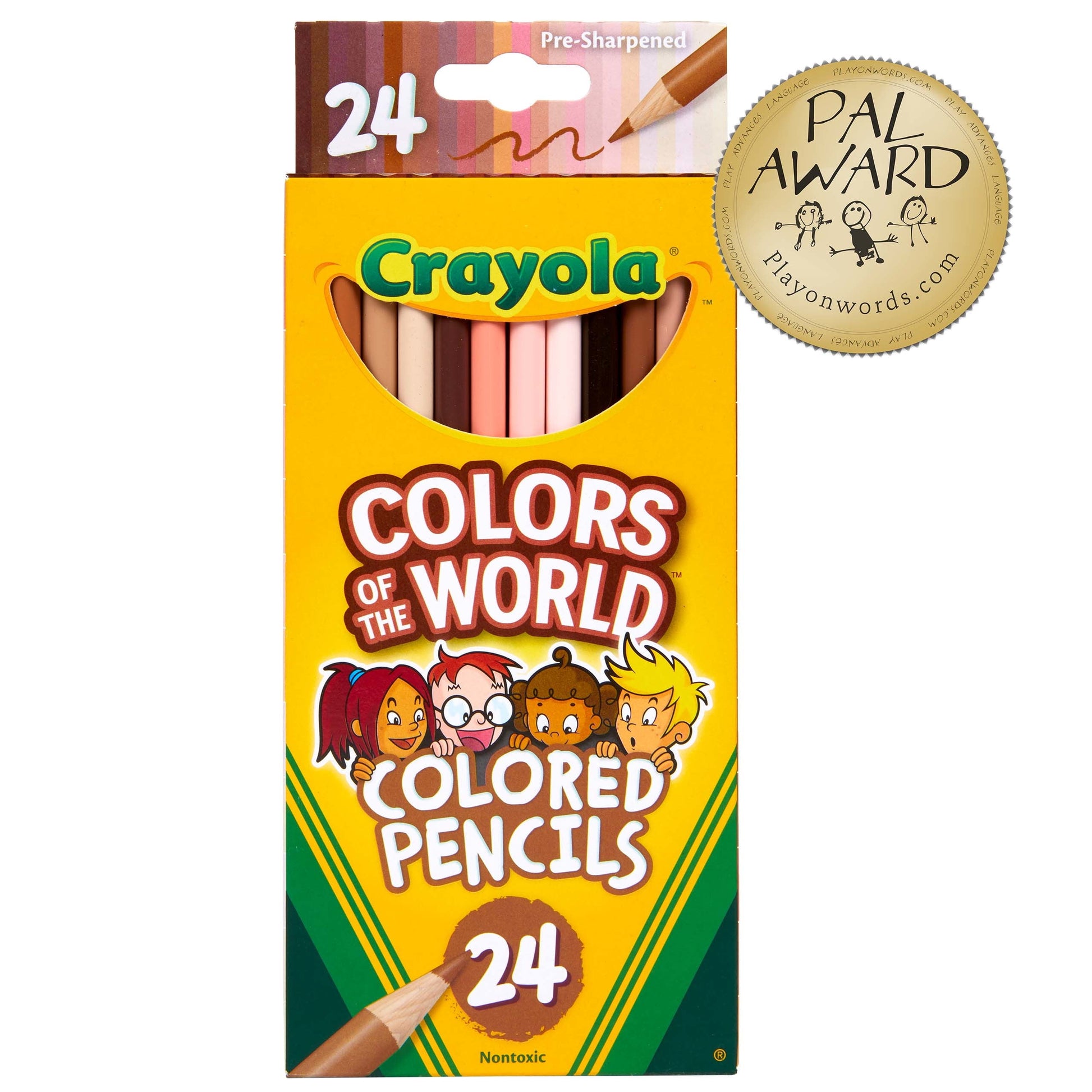 Crayola's Rainbow of Humanity Pencil Party Pack: 24 Shades for Tiny Artists and Teacher Survival Kits! 🌈✏️
