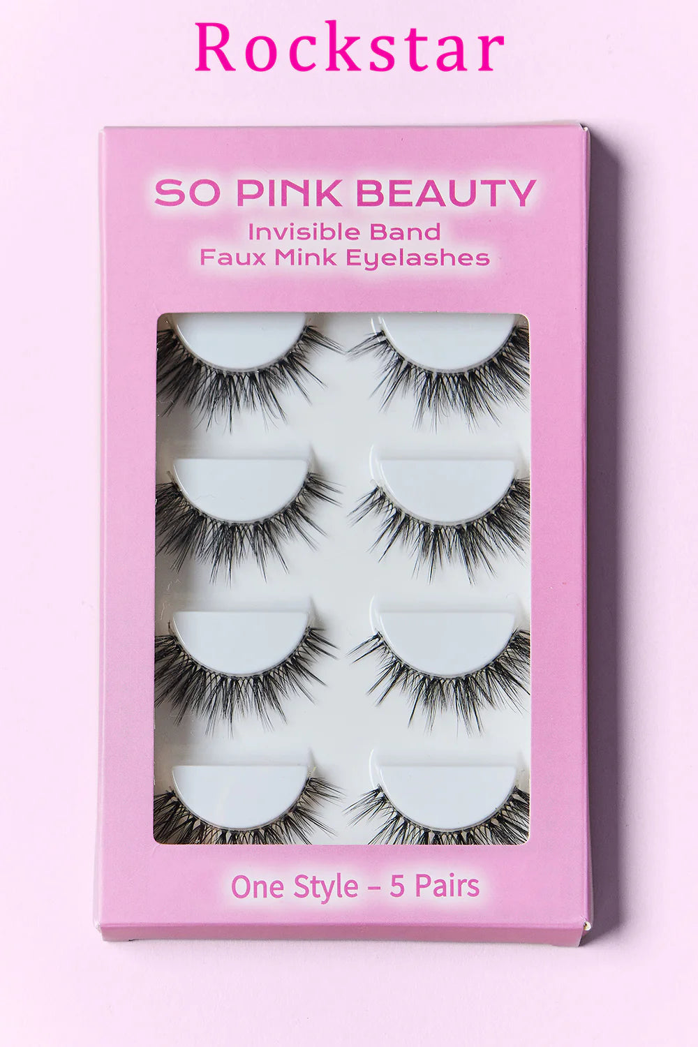 Get Glam with SO PINK BEAUTY Faux Mink Eyelashes - 5 Pairs of Stunning Lashes! 💖✨