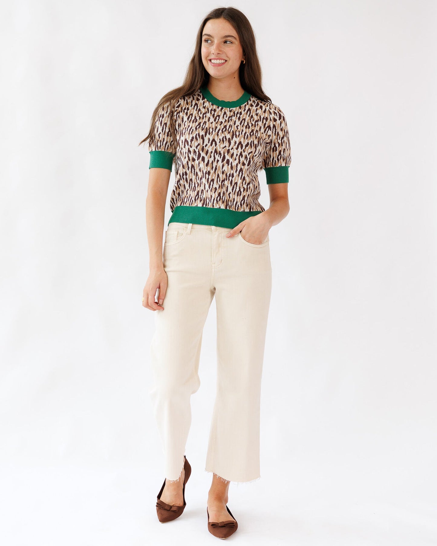 Party Animal Pullover Short Sleeve With Contrasting Edging