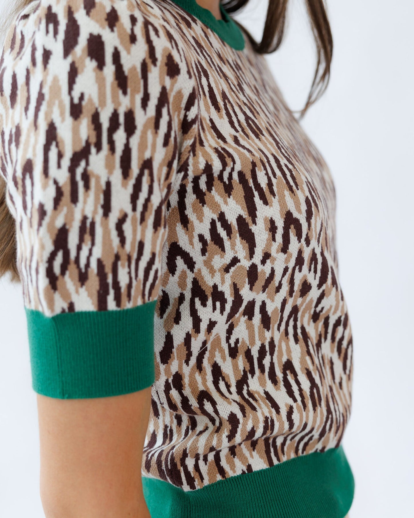 Party Animal Pullover Short Sleeve With Contrasting Edging
