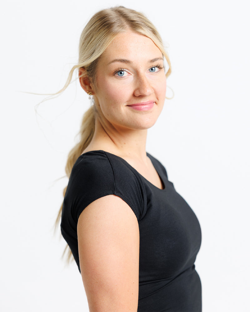 Downeast Essential Tee Tri Blend Scoop Neck Long Length