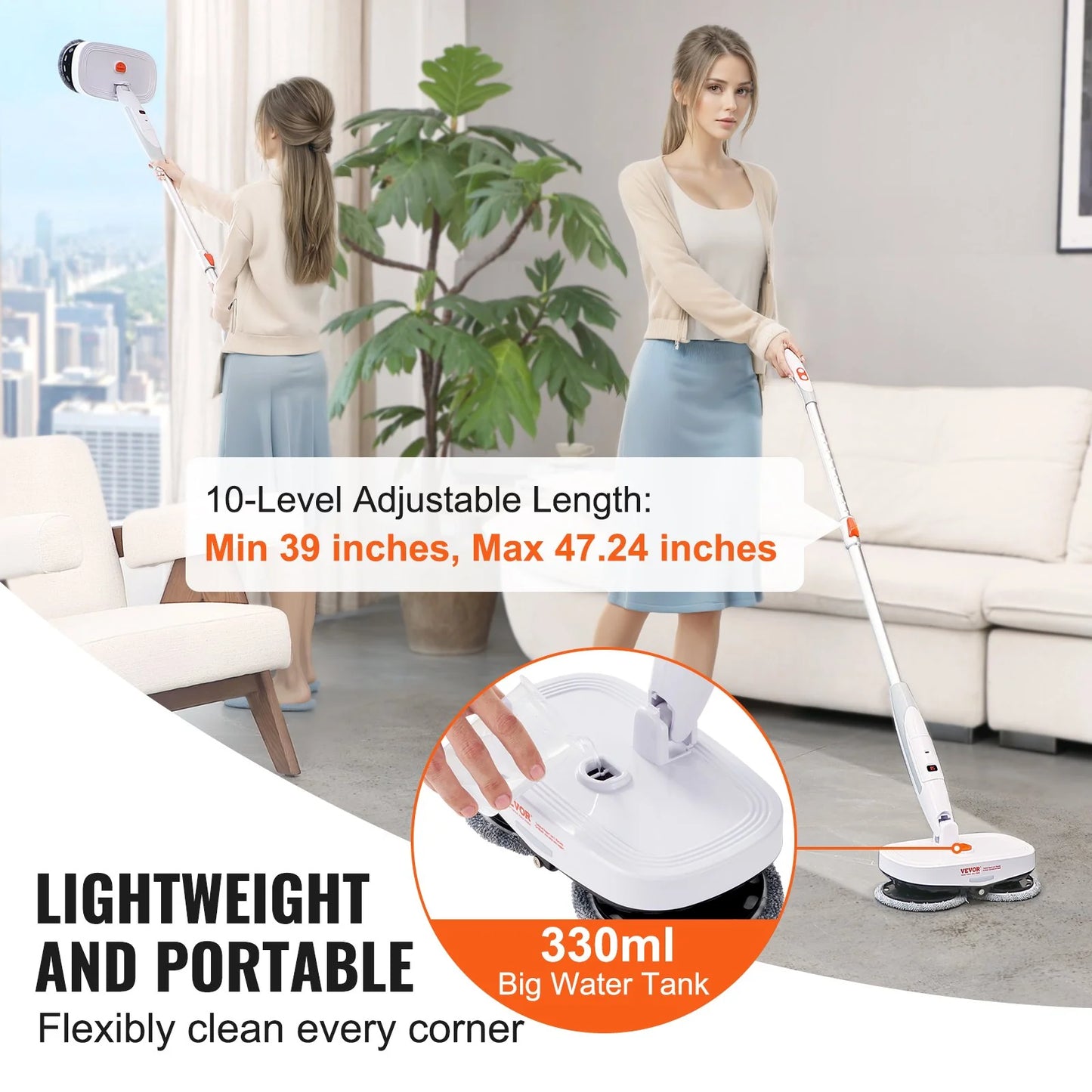 Say goodbye to dirt and hello to shine! ✨ Check out the VEVOR Cordless Electric Mop - your new cleaning superhero! 💪🧼 With a powerful battery for 40 mins of cleaning, LED headlight, and dual mop heads, it's perfect for hardwood and tile floors! 🏠💖 Plus, it comes with 8 microfiber pads for that extra sparkle! #CleaningMadeEasy #HomeEssentials