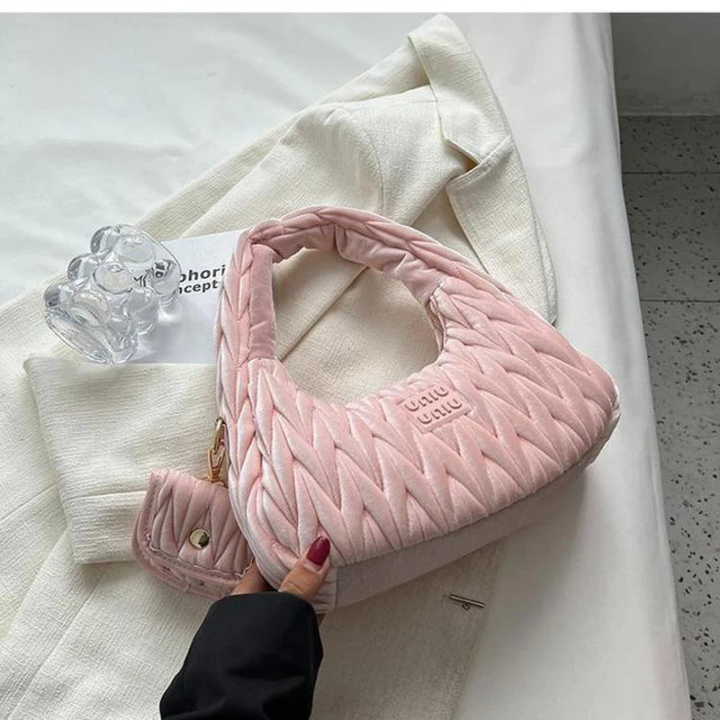Elevate Your Style with Our New Luxury Nylon Hobo Bag & Coin Purse! Perfect for Any Evening Out! ✨👜 #Fashion #Luxury #Style2023