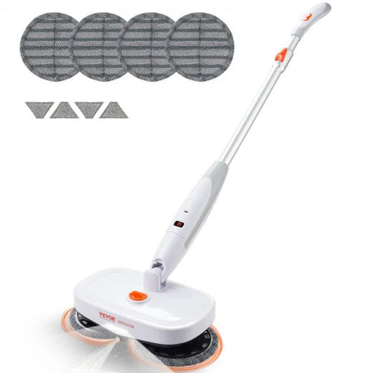 Say goodbye to dirt and hello to shine! ✨ Check out the VEVOR Cordless Electric Mop - your new cleaning superhero! 💪🧼 With a powerful battery for 40 mins of cleaning, LED headlight, and dual mop heads, it's perfect for hardwood and tile floors! 🏠💖 Plus, it comes with 8 microfiber pads for that extra sparkle! #CleaningMadeEasy #HomeEssentials