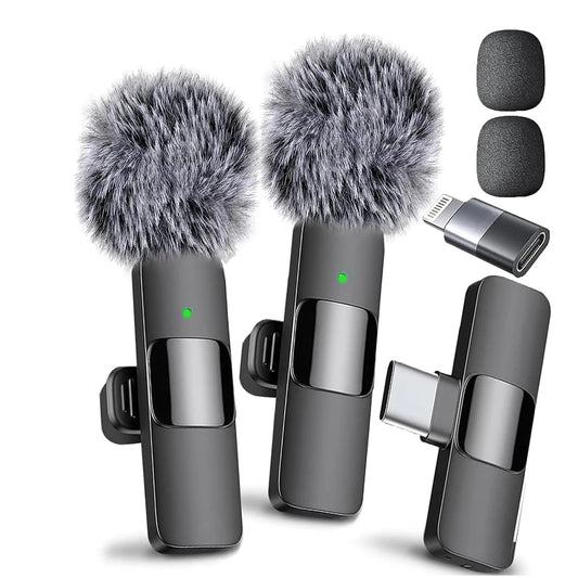 Elevate Your Audio Game with This Wireless Lavalier Mic - Perfect for iPhone, PC, and More! 🎤✨