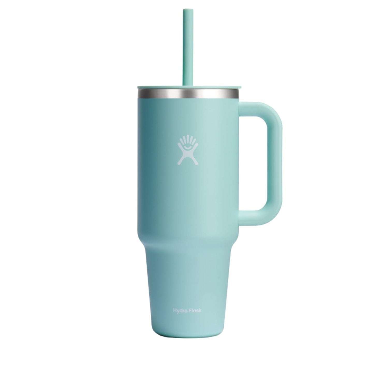Hydro Flask 40 Oz Travel Tumbler with Handle, Lid and Straw - Insulated Stainless Steel in Trillium
