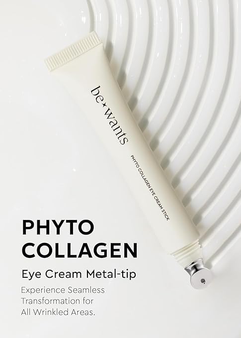 Bewants Instant Eye Bag Remover for Puffiness, serum roller for dark circles and puffiness, under eye treatment with bamboo water, Vegan Collagen (1 Pack)