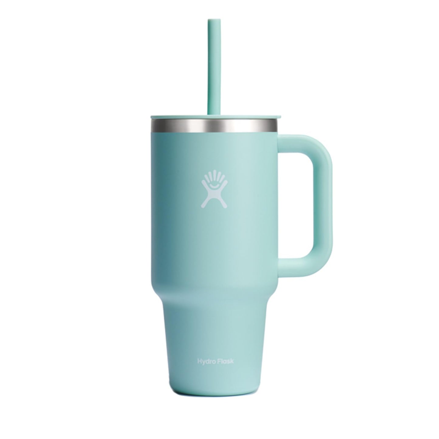 Hydro Flask 40 Oz Travel Tumbler with Handle, Lid and Straw - Insulated Stainless Steel in Trillium