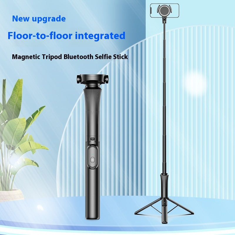 Bluetooth Floor Magnetic Selfie Stick