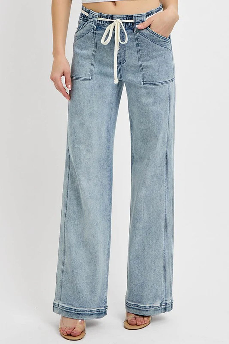 Step Up Your Style Game with RISEN Plus Size Straight Leg Jeans – Perfect Fit and Pockets! #FashionGoals #PlusSizeStyle