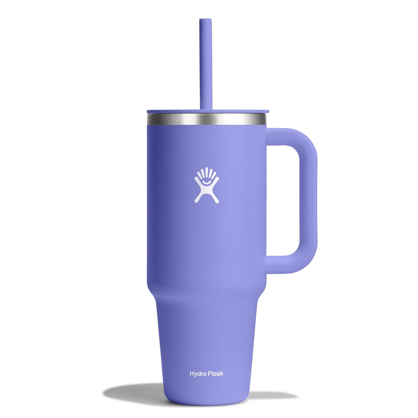 Hydro Flask 40 Oz Travel Tumbler with Handle, Lid and Straw - Insulated Stainless Steel in Trillium