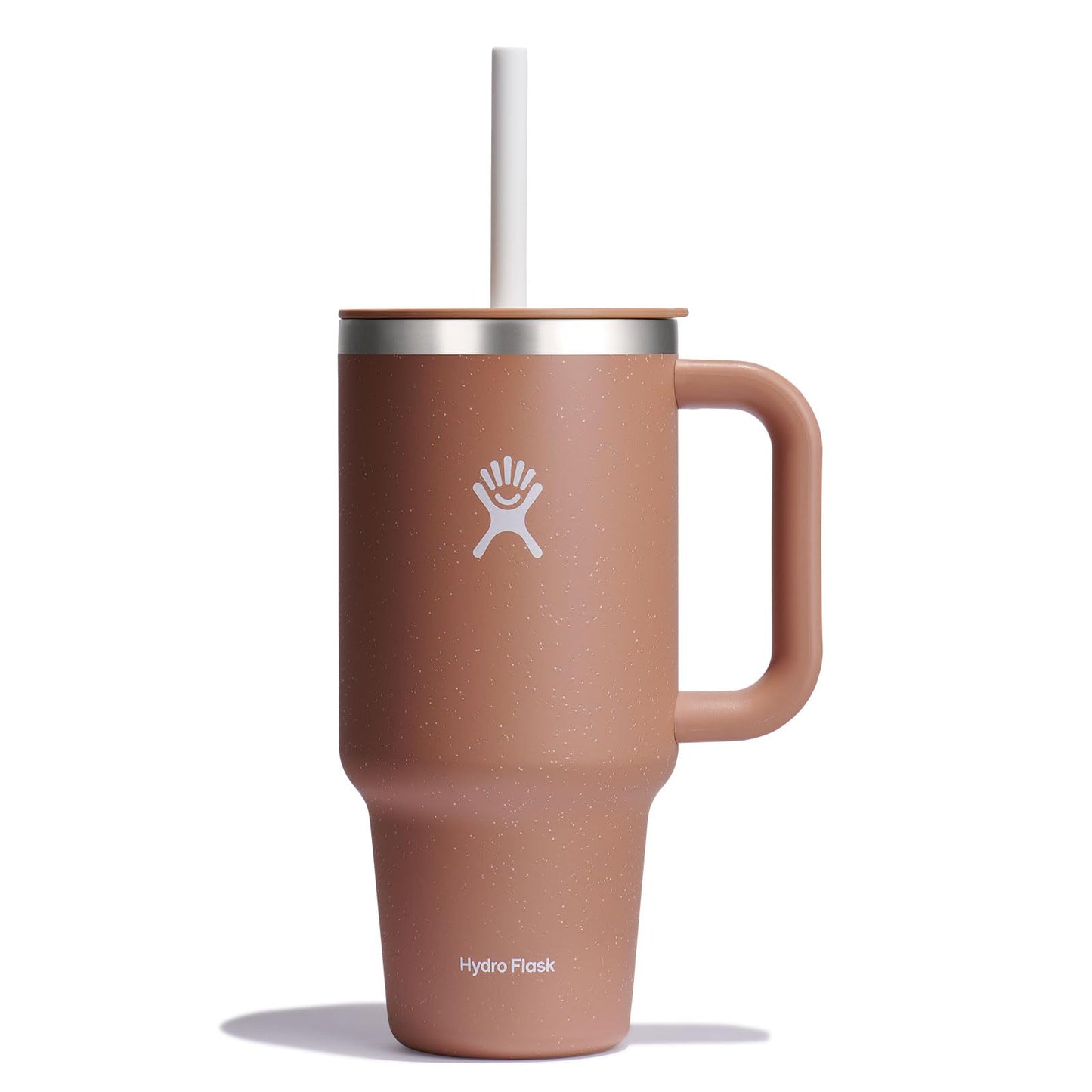 Hydro Flask 40 Oz Travel Tumbler with Handle, Lid and Straw - Insulated Stainless Steel in Trillium