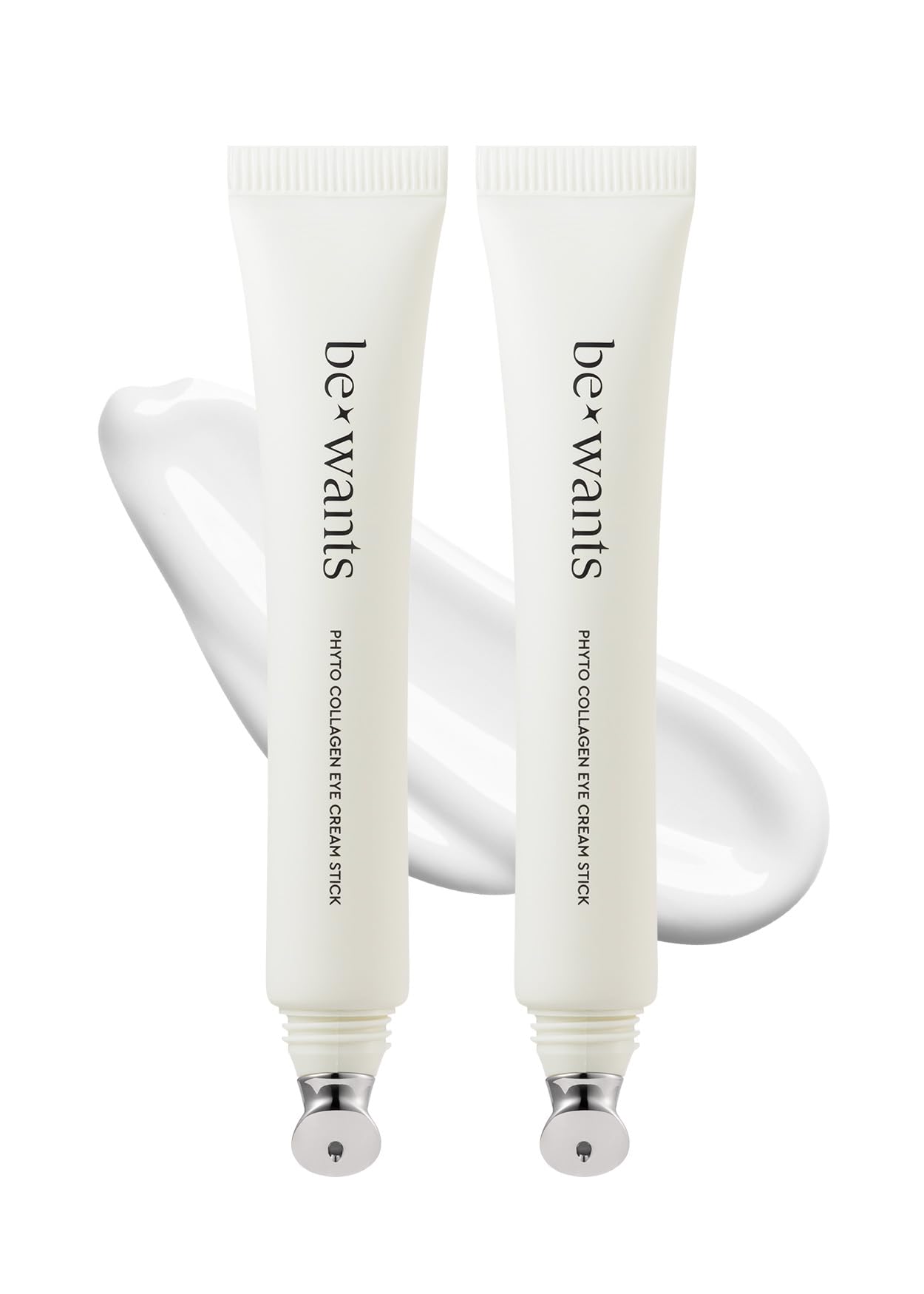 Bewants Instant Eye Bag Remover for Puffiness, serum roller for dark circles and puffiness, under eye treatment with bamboo water, Vegan Collagen (1 Pack)