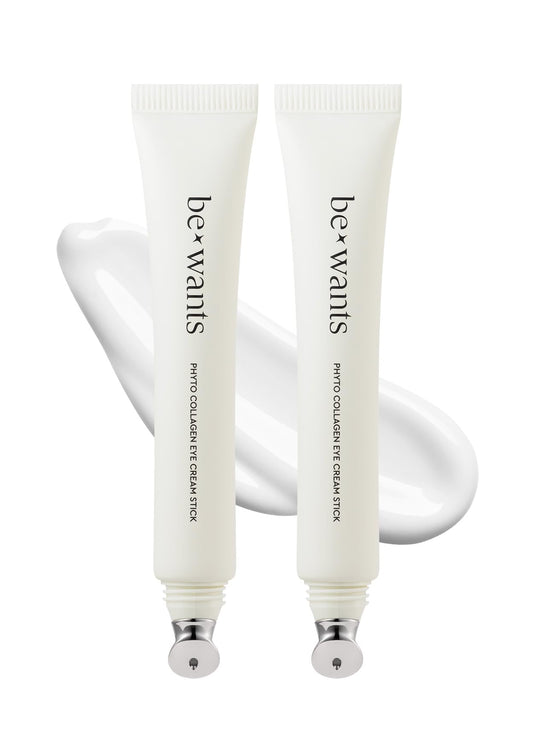 Bewants Instant Eye Bag Remover for Puffiness, serum roller for dark circles and puffiness, under eye treatment with bamboo water, Vegan Collagen (1 Pack)