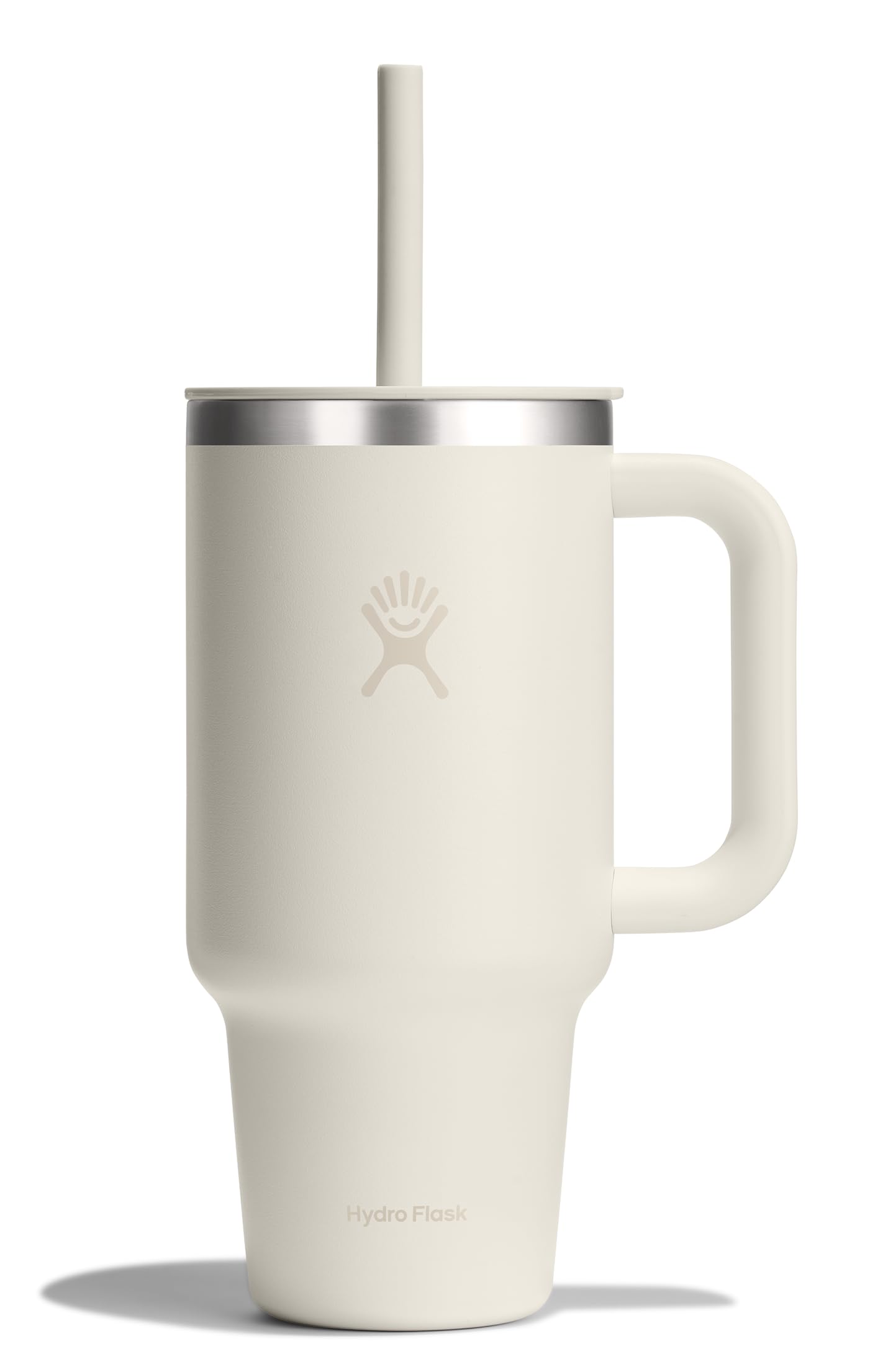 Hydro Flask 40 Oz Travel Tumbler with Handle, Lid and Straw - Insulated Stainless Steel in Trillium
