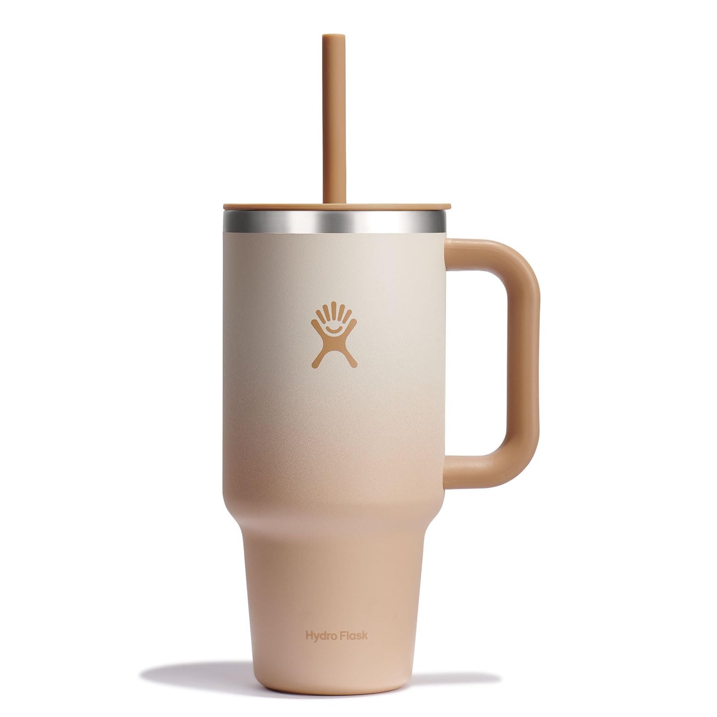 Hydro Flask 40 Oz Travel Tumbler with Handle, Lid and Straw - Insulated Stainless Steel in Trillium