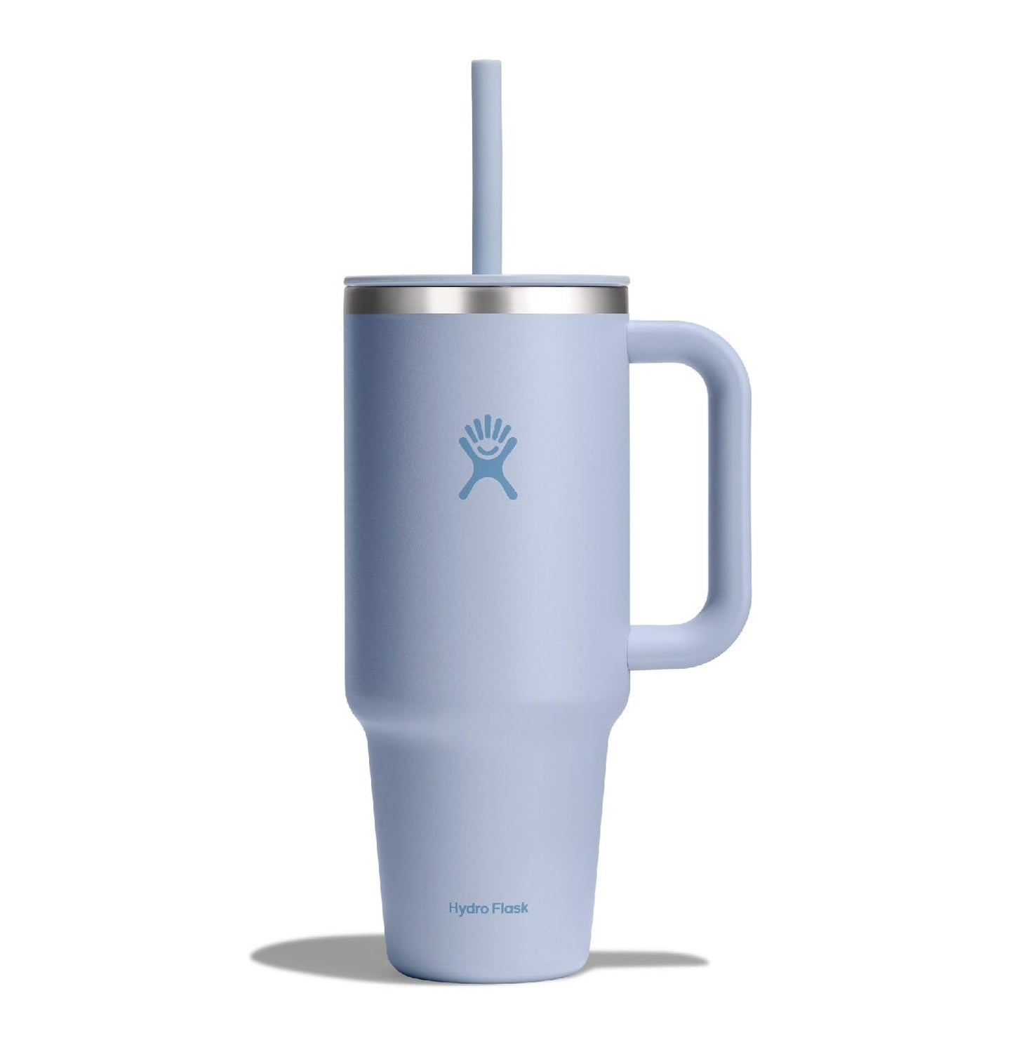 Hydro Flask 40 Oz Travel Tumbler with Handle, Lid and Straw - Insulated Stainless Steel in Trillium