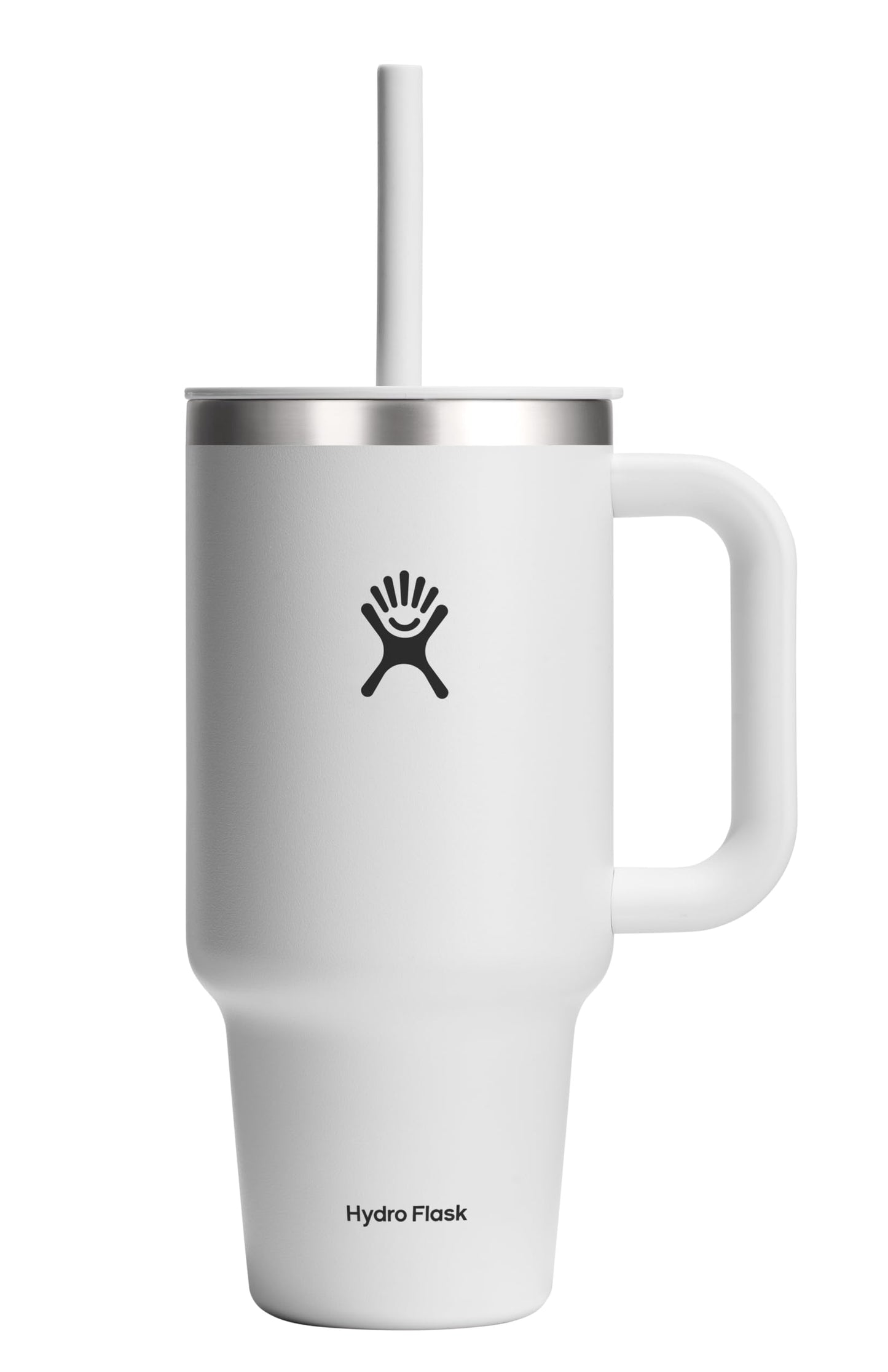 Hydro Flask 40 Oz Travel Tumbler with Handle, Lid and Straw - Insulated Stainless Steel in Trillium