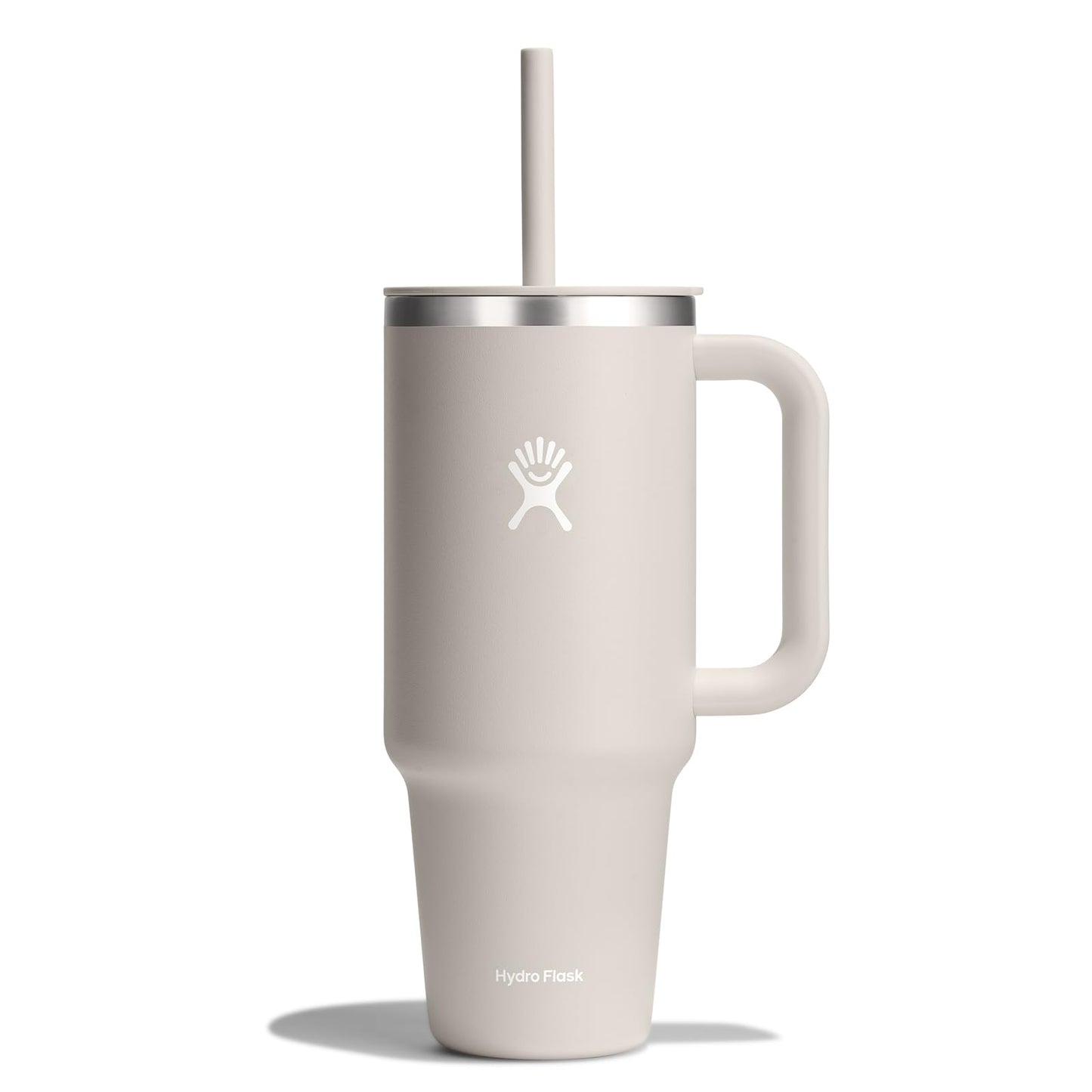 Hydro Flask 40 Oz Travel Tumbler with Handle, Lid and Straw - Insulated Stainless Steel in Trillium