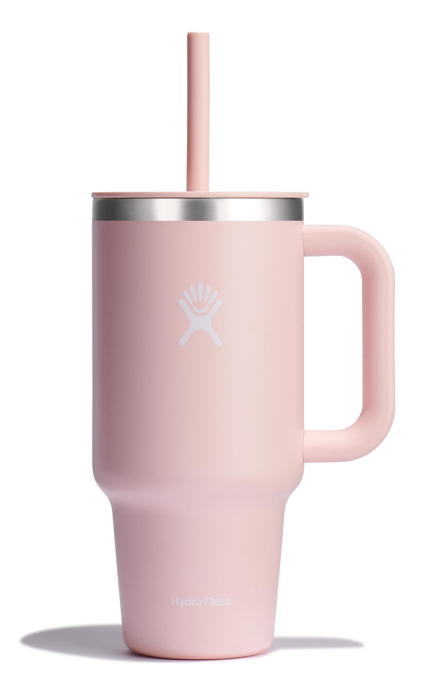 Hydro Flask 40 Oz Travel Tumbler with Handle, Lid and Straw - Insulated Stainless Steel in Trillium