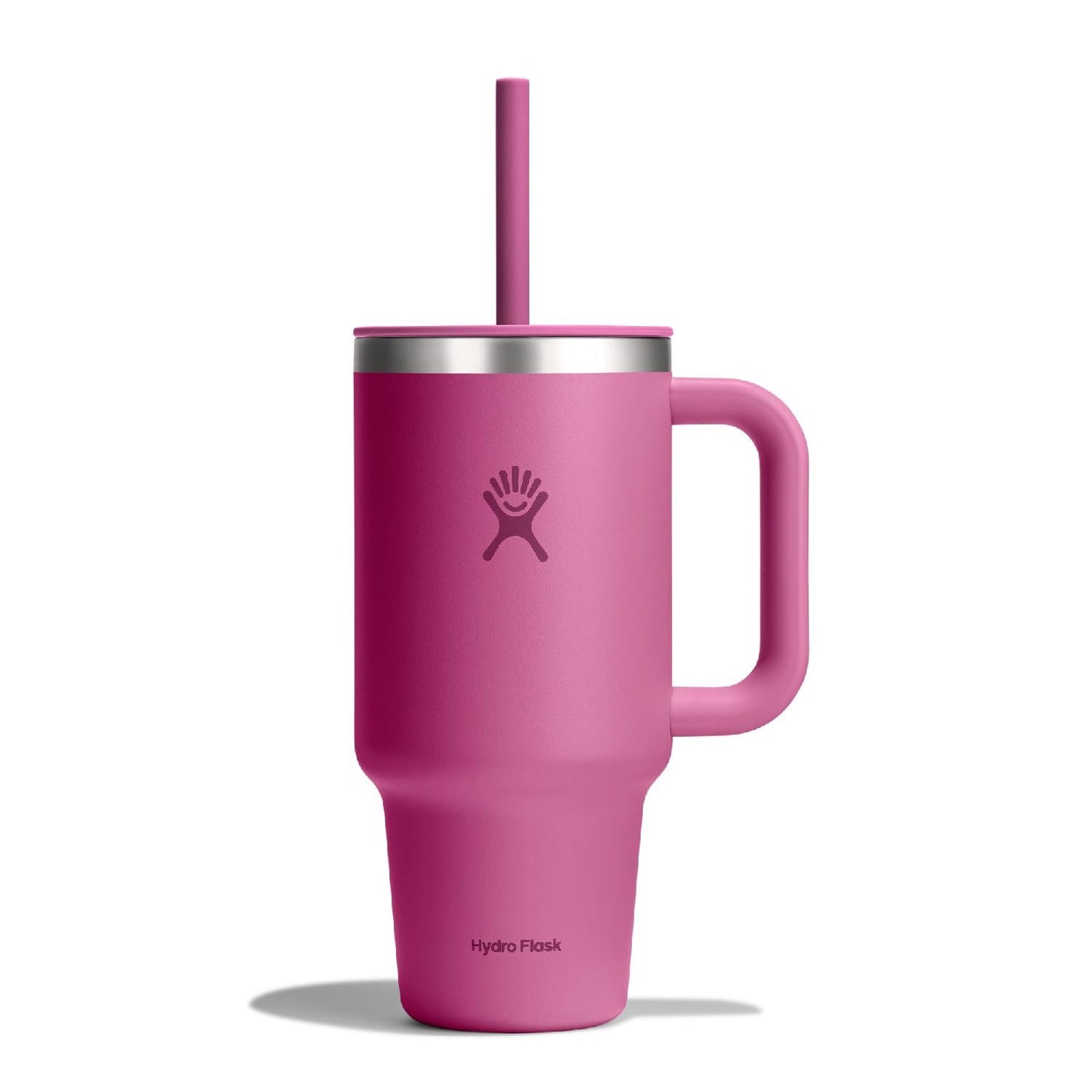 Hydro Flask 40 Oz Travel Tumbler with Handle, Lid and Straw - Insulated Stainless Steel in Trillium