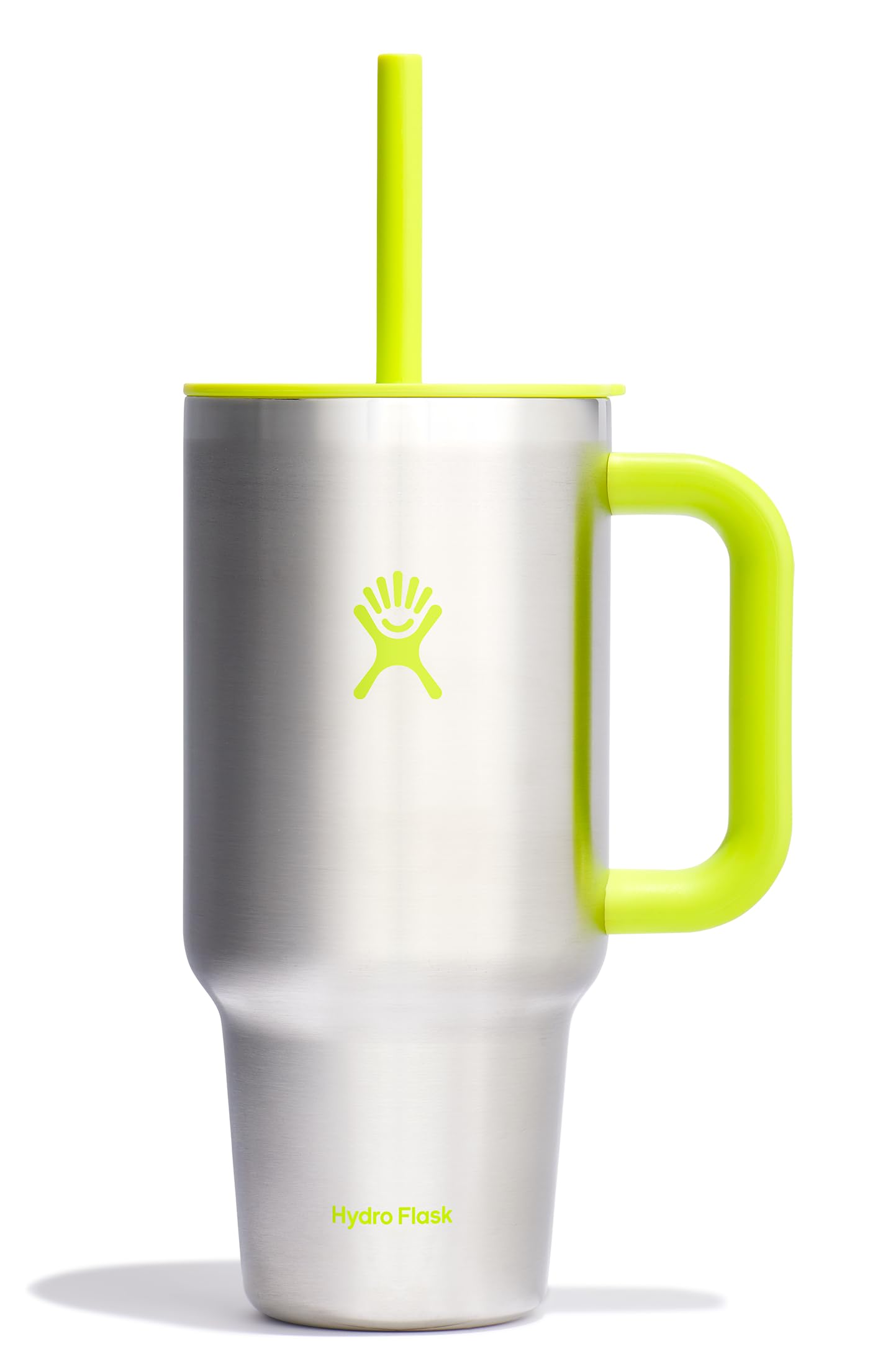 Hydro Flask 40 Oz Travel Tumbler with Handle, Lid and Straw - Insulated Stainless Steel in Trillium