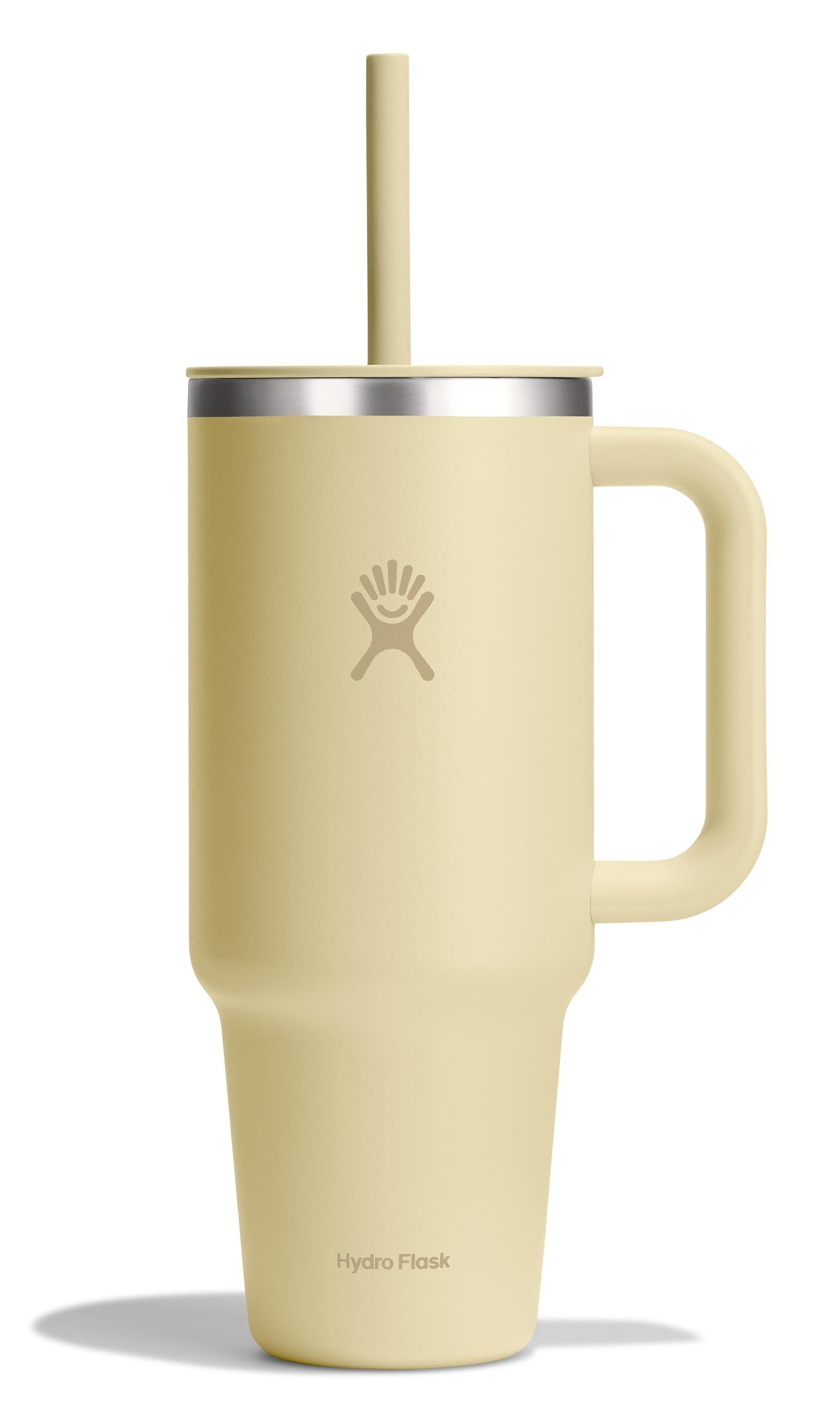 Hydro Flask 40 Oz Travel Tumbler with Handle, Lid and Straw - Insulated Stainless Steel in Trillium