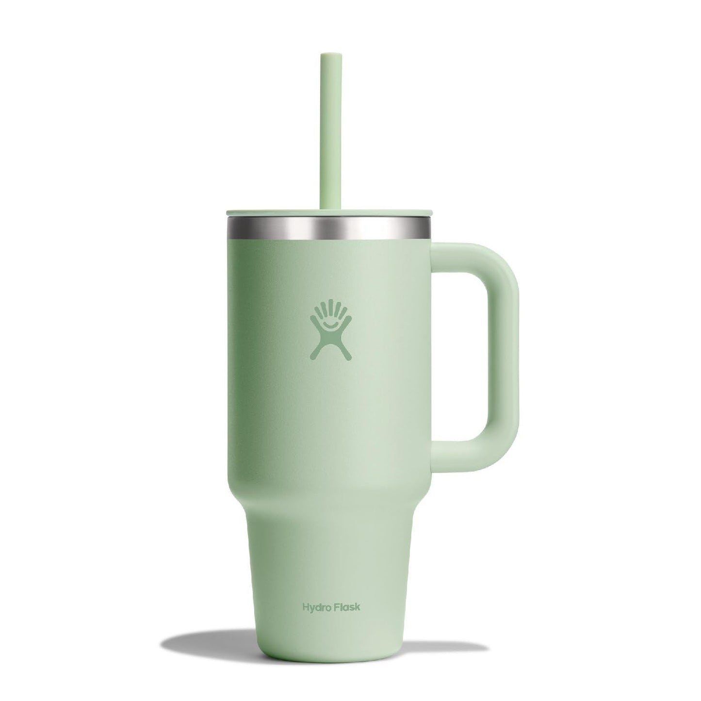 Hydro Flask 40 Oz Travel Tumbler with Handle, Lid and Straw - Insulated Stainless Steel in Trillium