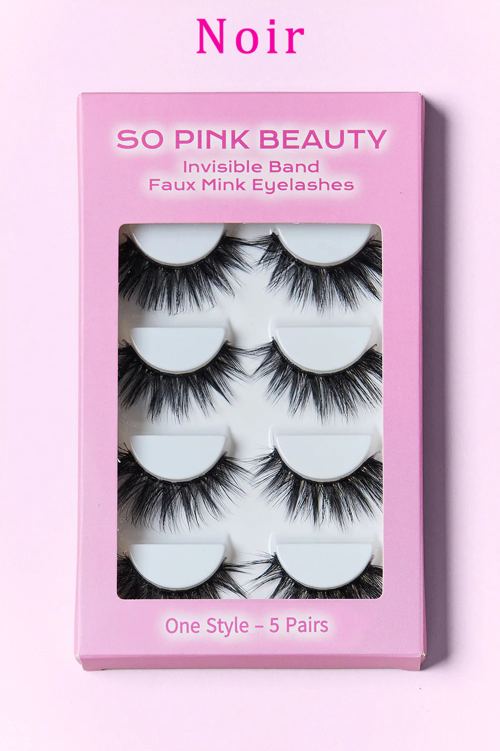 Get Glam with SO PINK BEAUTY Faux Mink Eyelashes - 5 Pairs of Stunning Lashes! 💖✨