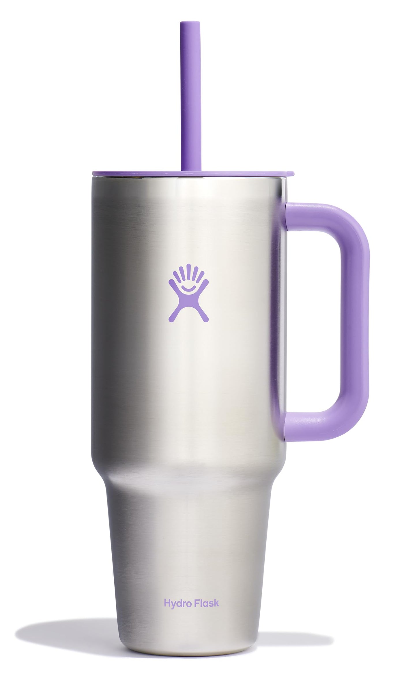 Hydro Flask 40 Oz Travel Tumbler with Handle, Lid and Straw - Insulated Stainless Steel in Trillium