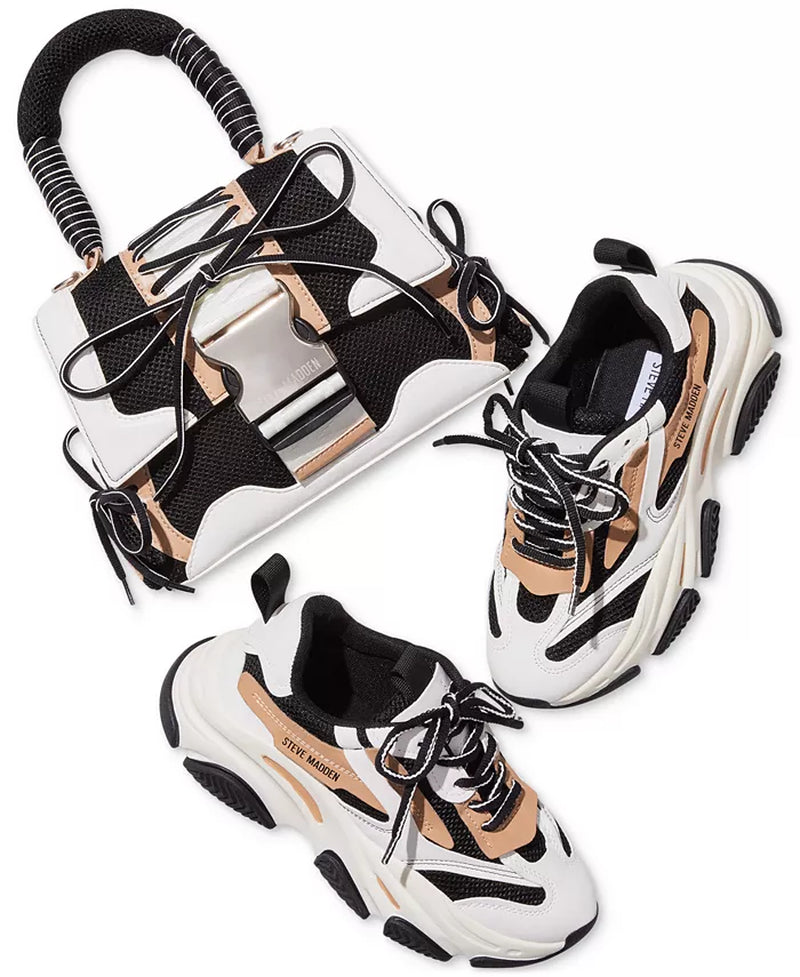 Step Up Your Style with Women'S Possession Chunky Lace-Up Sneakers