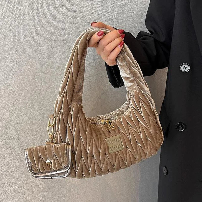 Elevate Your Style with Our New Luxury Nylon Hobo Bag & Coin Purse! Perfect for Any Evening Out! ✨👜 #Fashion #Luxury #Style2023
