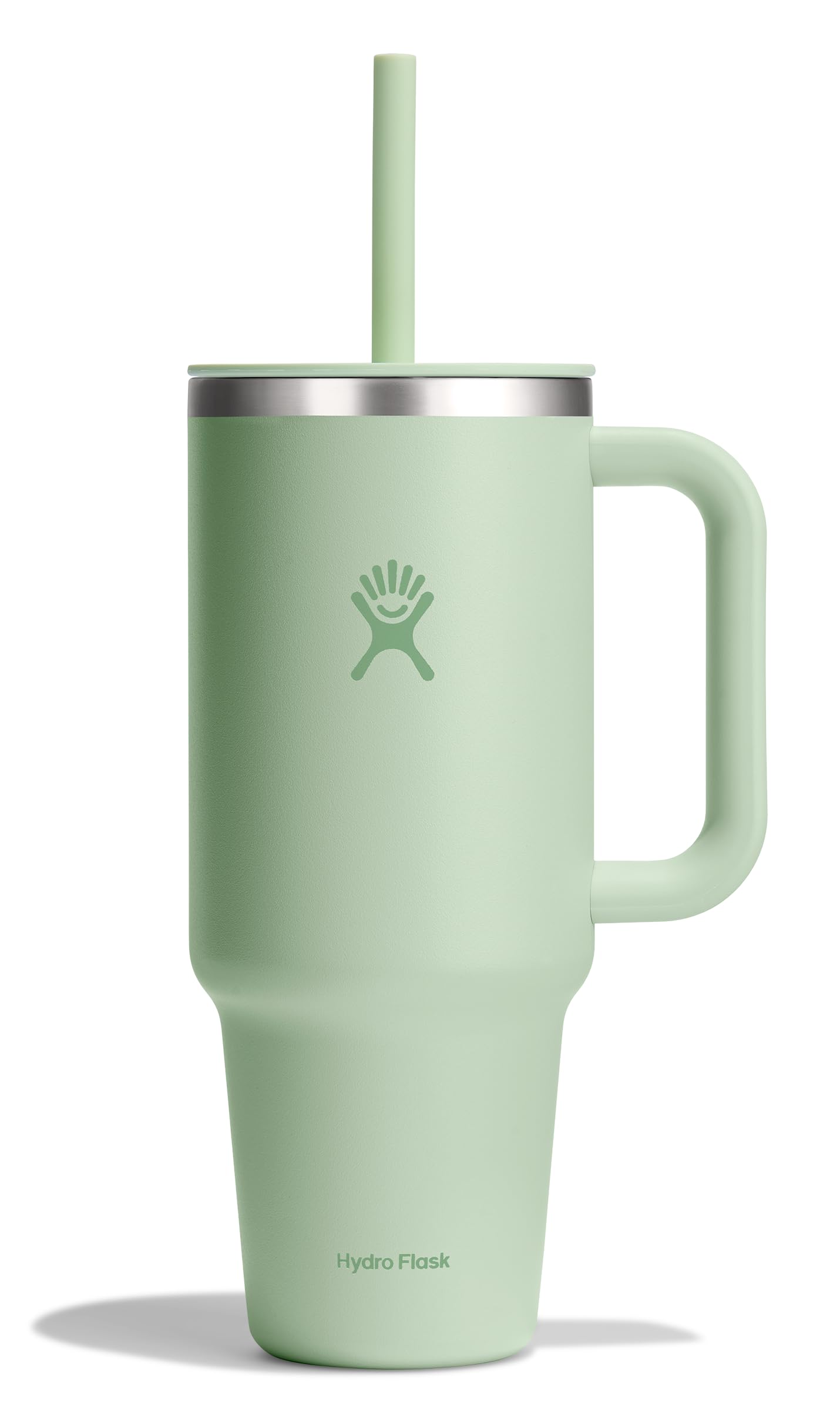 Hydro Flask 40 Oz Travel Tumbler with Handle, Lid and Straw - Insulated Stainless Steel in Trillium