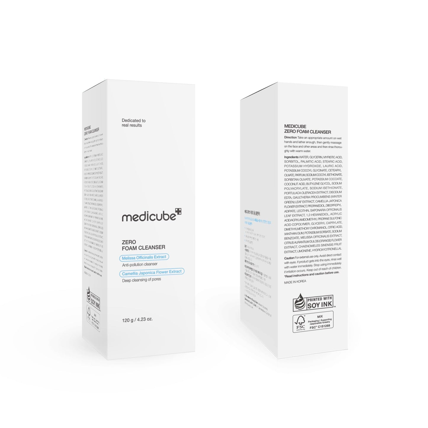 medicube Zero Pore Clear Blue Capsule Facial Deep Cleanser for Skin Texture, Blackhead & Pore Care | AHA, BHA & PHA for Double Cleansing, Daily Gentle Face Wash, Korean Skincare | 120g / 4.23 oz