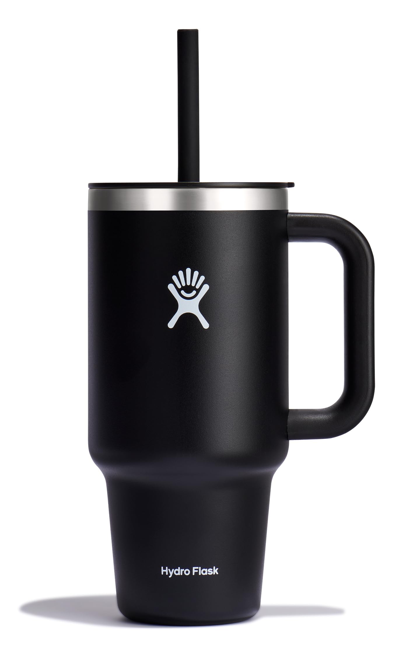 Hydro Flask 40 Oz Travel Tumbler with Handle, Lid and Straw - Insulated Stainless Steel in Trillium