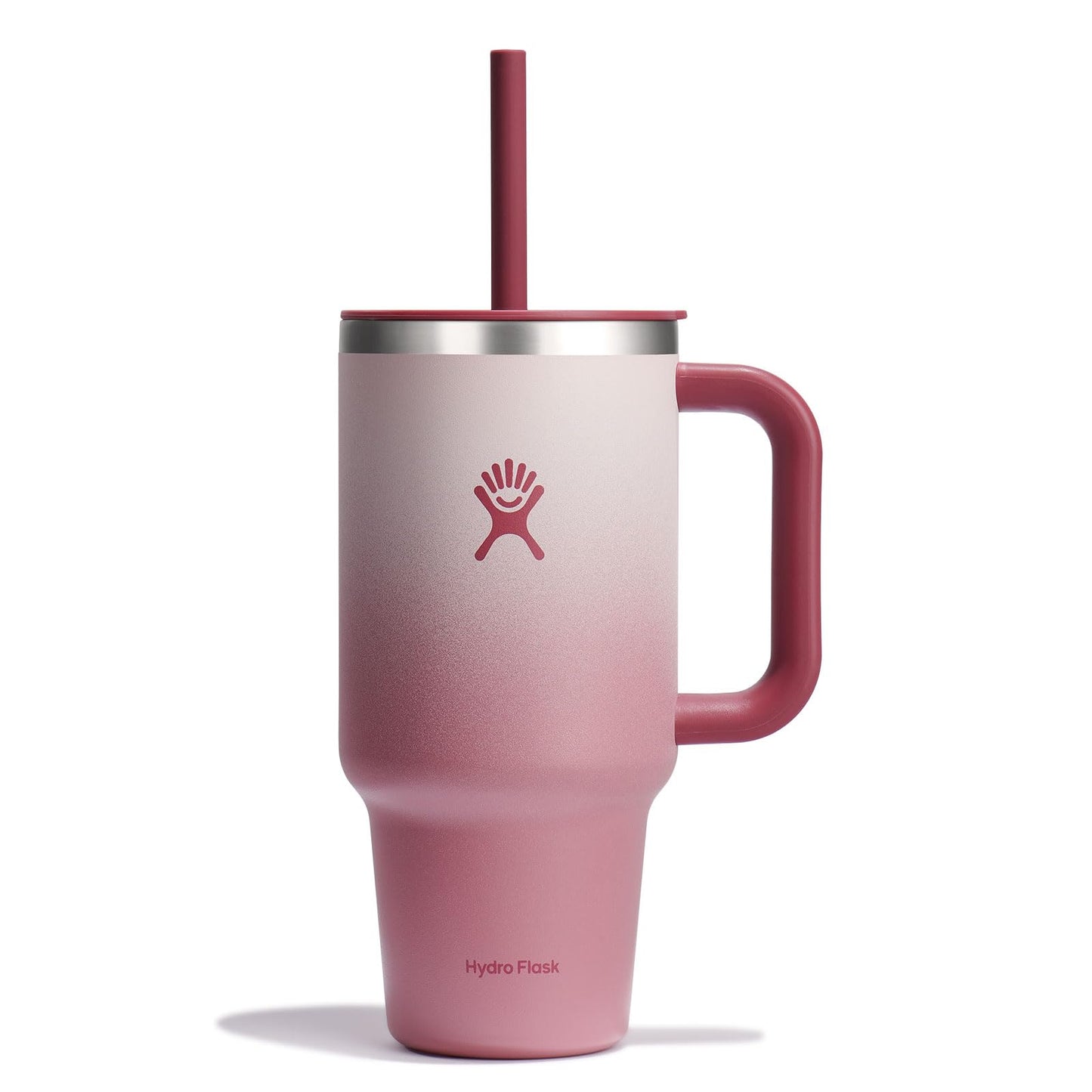 Hydro Flask 40 Oz Travel Tumbler with Handle, Lid and Straw - Insulated Stainless Steel in Trillium
