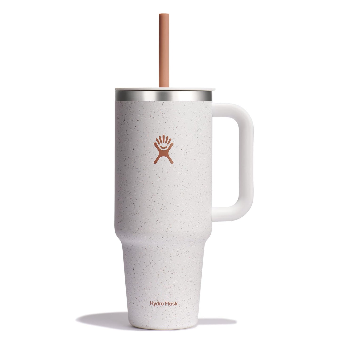 Hydro Flask 40 Oz Travel Tumbler with Handle, Lid and Straw - Insulated Stainless Steel in Trillium