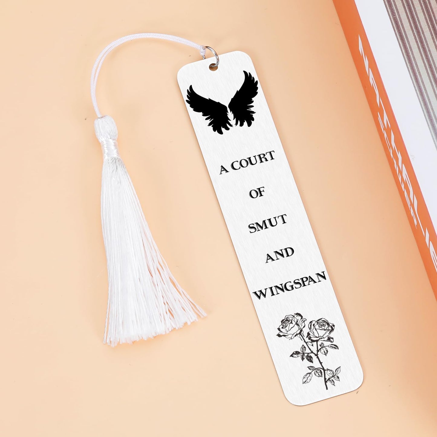 Acotar Gifts Metal Bookmark for Women, A Court of Thorns and Roese Merch, Dark Romance Bookmarks, Acotar Merchandise, Smut Reader Gifts, Booktok Book Marks for Reading Women