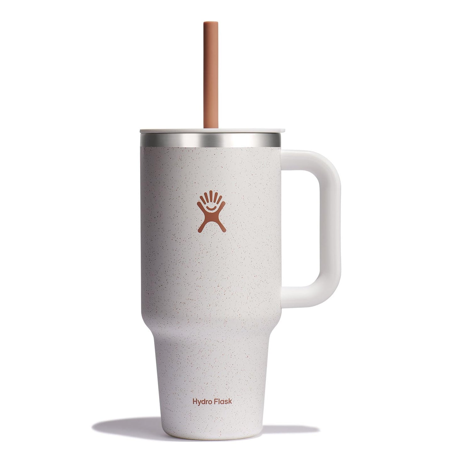 Hydro Flask 40 Oz Travel Tumbler with Handle, Lid and Straw - Insulated Stainless Steel in Trillium